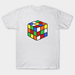 Colored rubik's cube T-Shirt